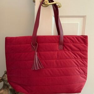 Elegant Red Tote Bag